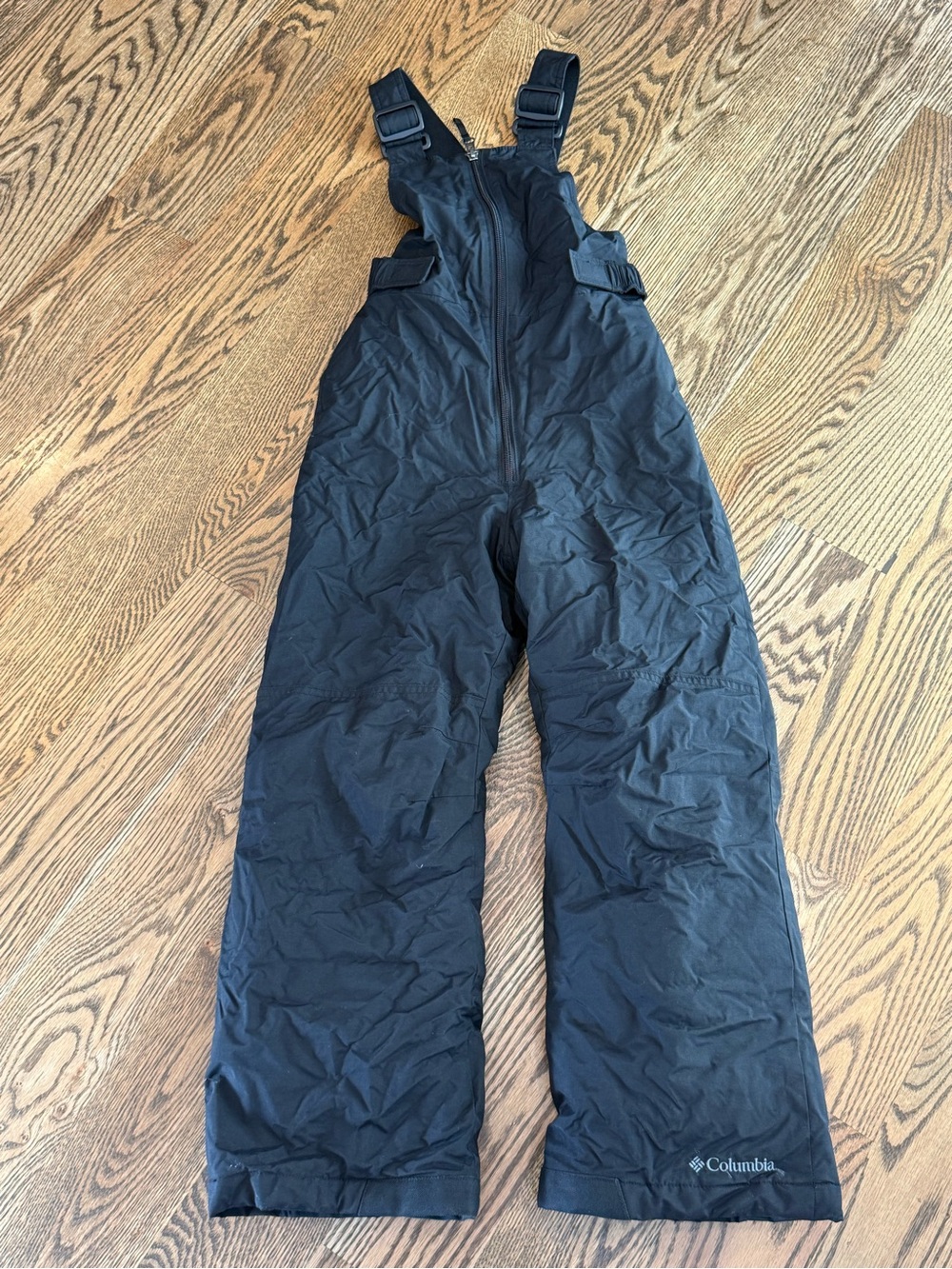 Columbia Black Kid’s Snow Bibs with Adjustable Straps